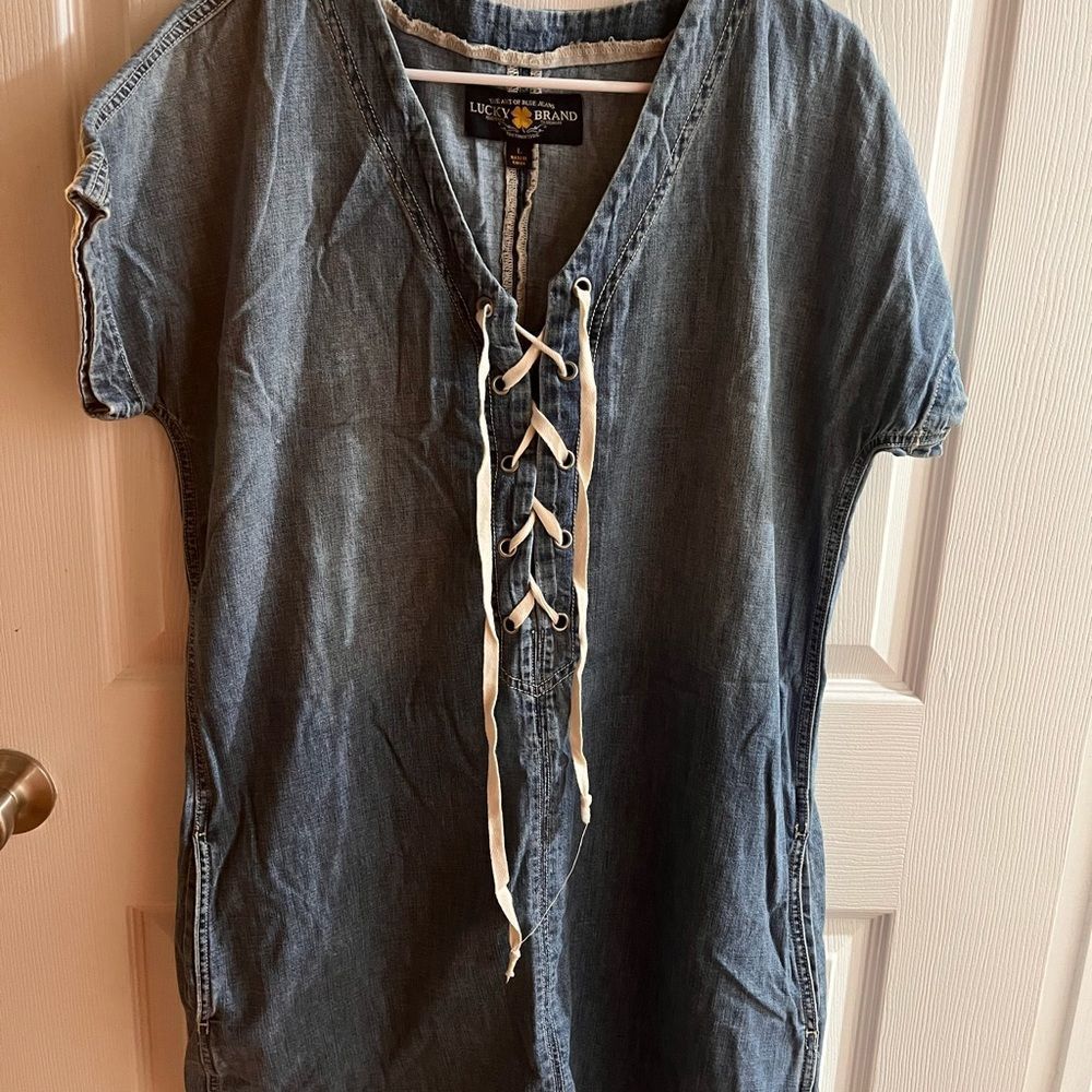 Gorgeous lucky brand Jean dress